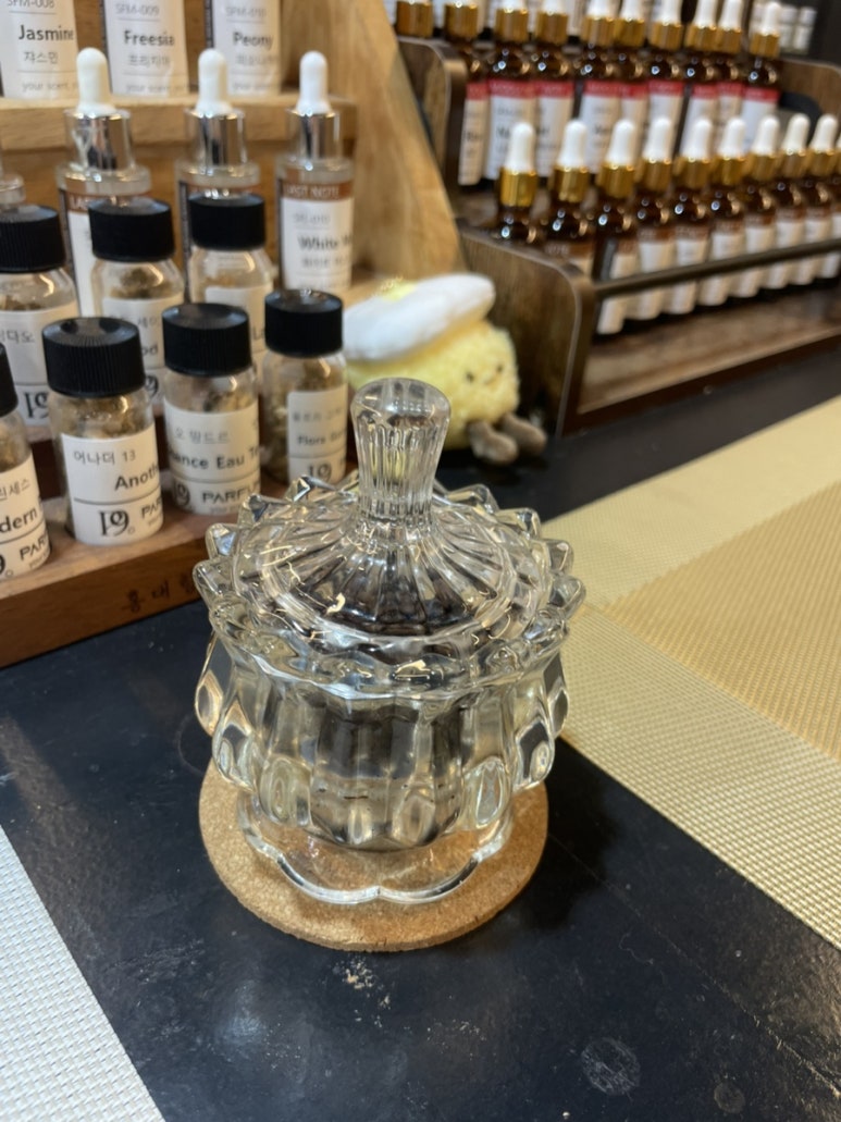Blending my signature perfume