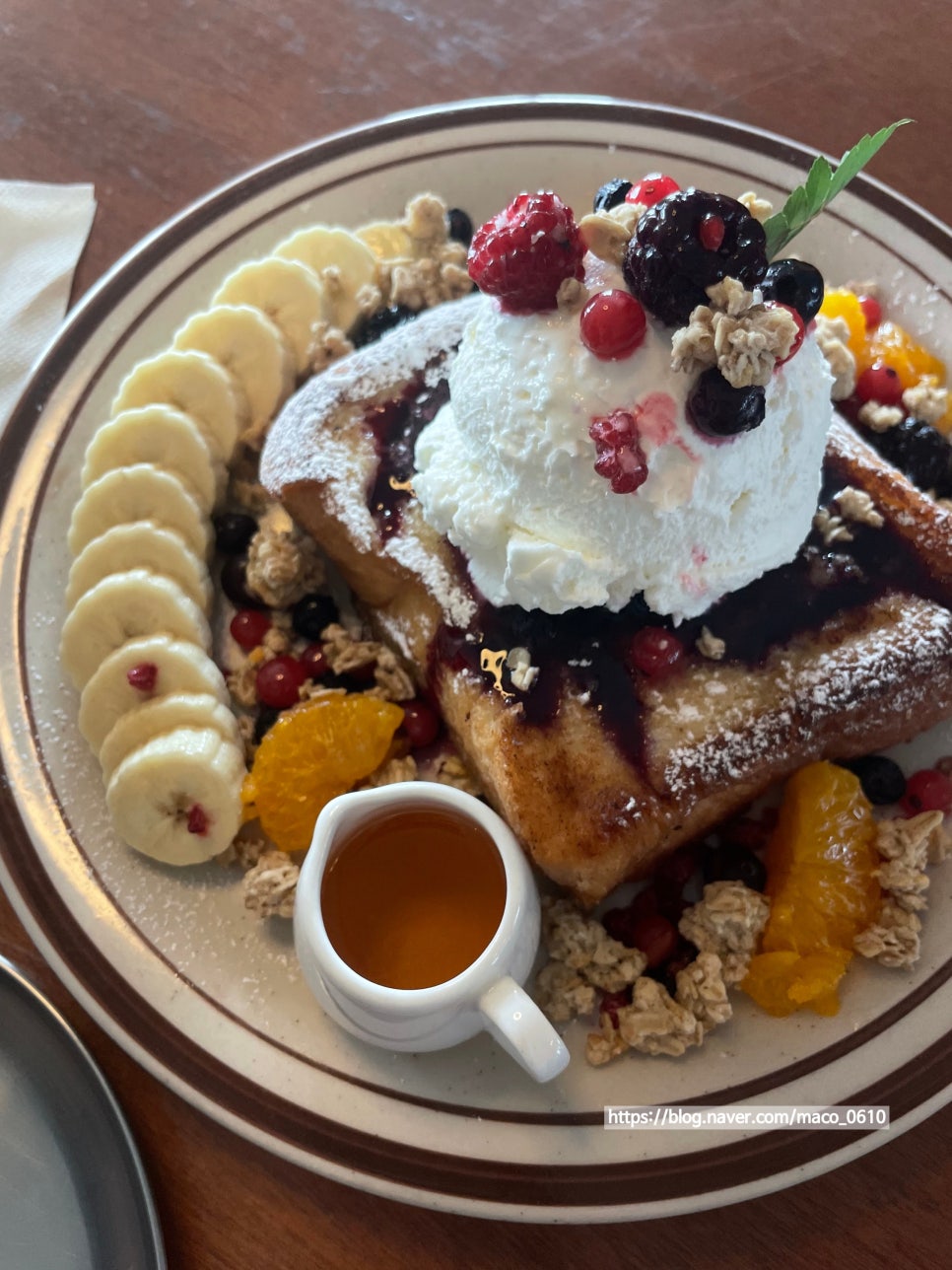 French toast and salted cream latte together